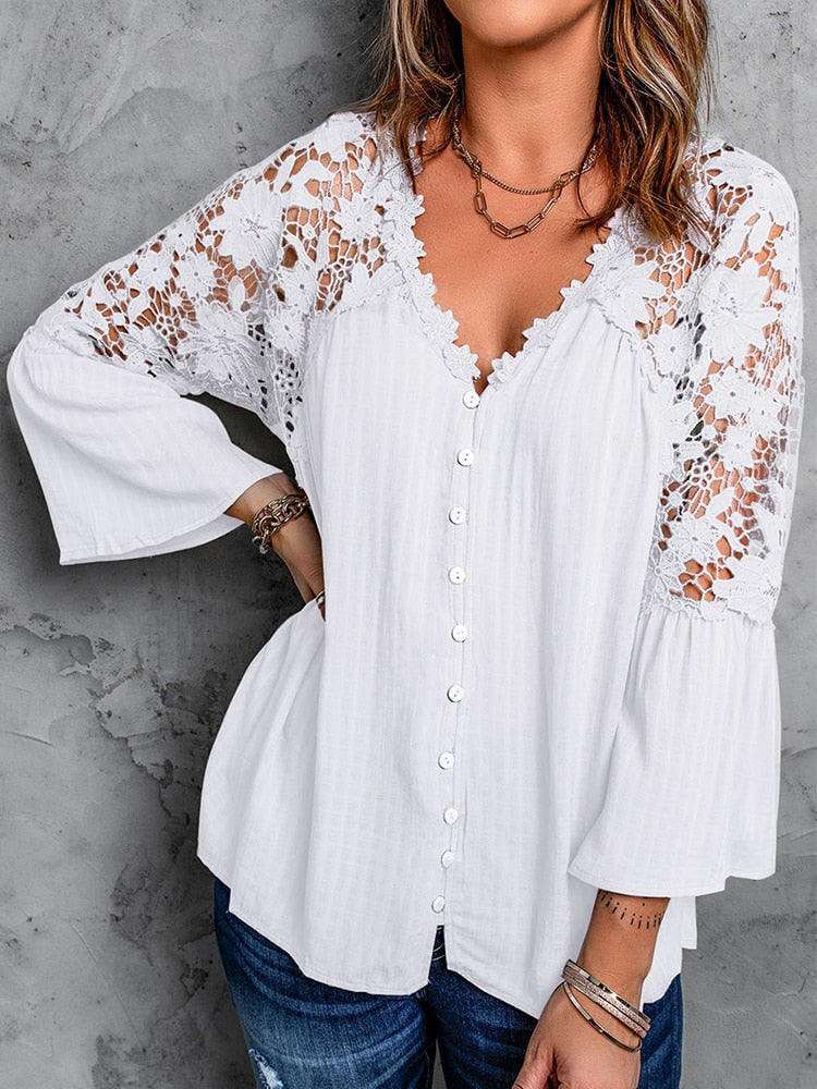 Blusa Feminina Renda Lucie